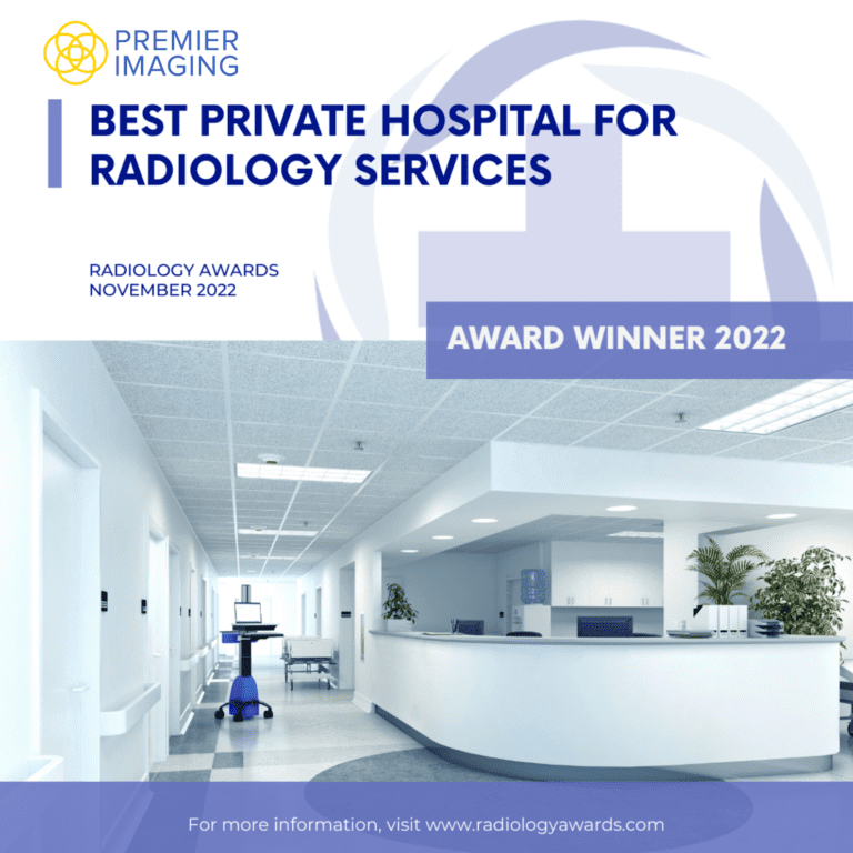 Premier Imaging Wins Best Private Hospital for Radiology Services for 2022